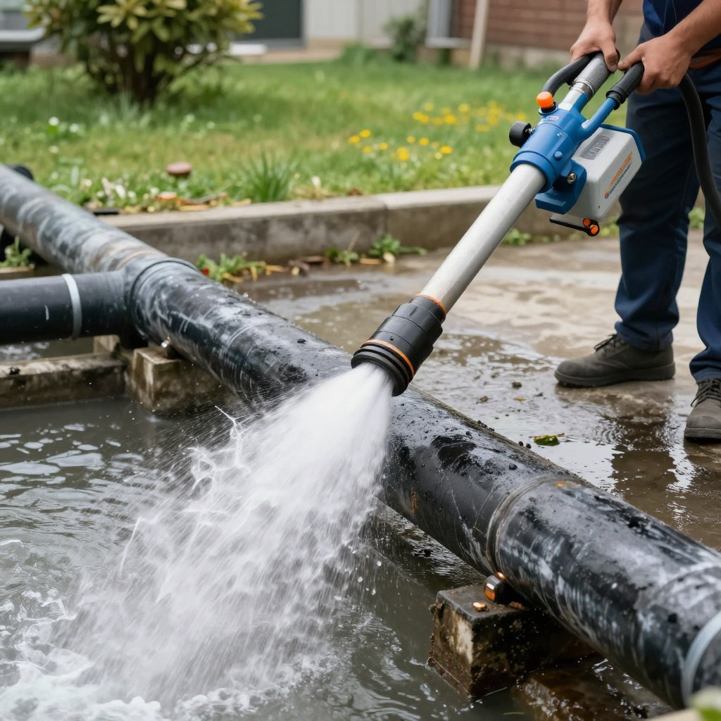 Hydro jetting drain cleaning service